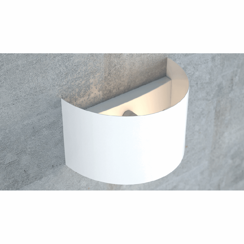 Applique murale blanche pliable