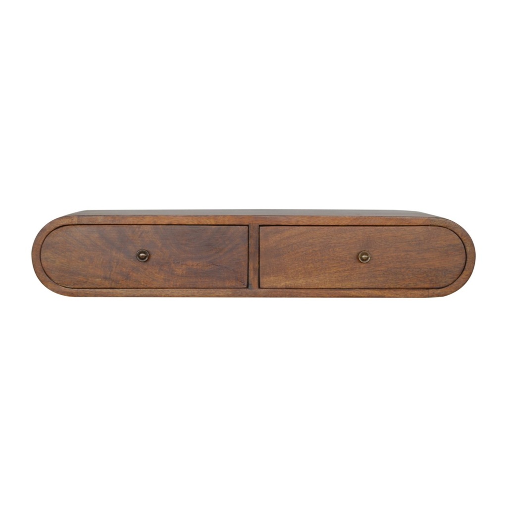 Console flottante London en châtaignier