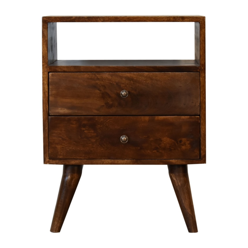 [IN1825] Classic Chestnut Bedside