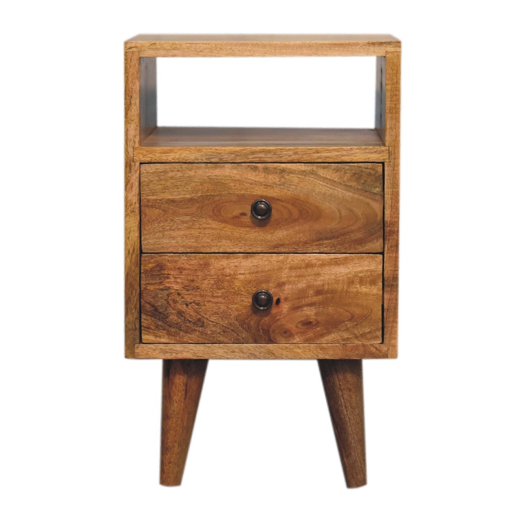 [IN3293] Mini Oak-ish Classic Open Bedside