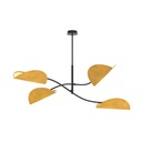Plafonnier LOTUS 4 BL MOUTARDE