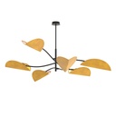 Plafonnier LOTUS 6 BL MOUTARDE