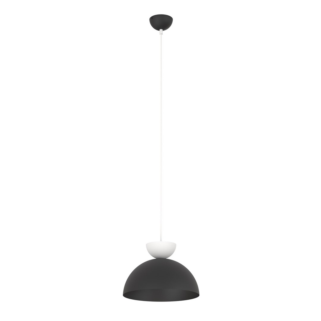 [1472/1S] LUNARO 1S SCHWARZ SCHWARZ/WEISS Pendelleuchte