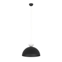 Lampe suspendue LUNARO 1L NOIR/BLANC