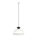 Lampe suspendue LUNARO 1L NOIR BLANC/NOIR