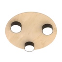 Plafonnier PIXO 3 BL