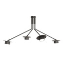 MIZU 4 Black Ceiling Lamp