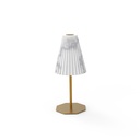 OR9 ATENA Carrara Marble Table Lamp Entirely Handmade in Italy