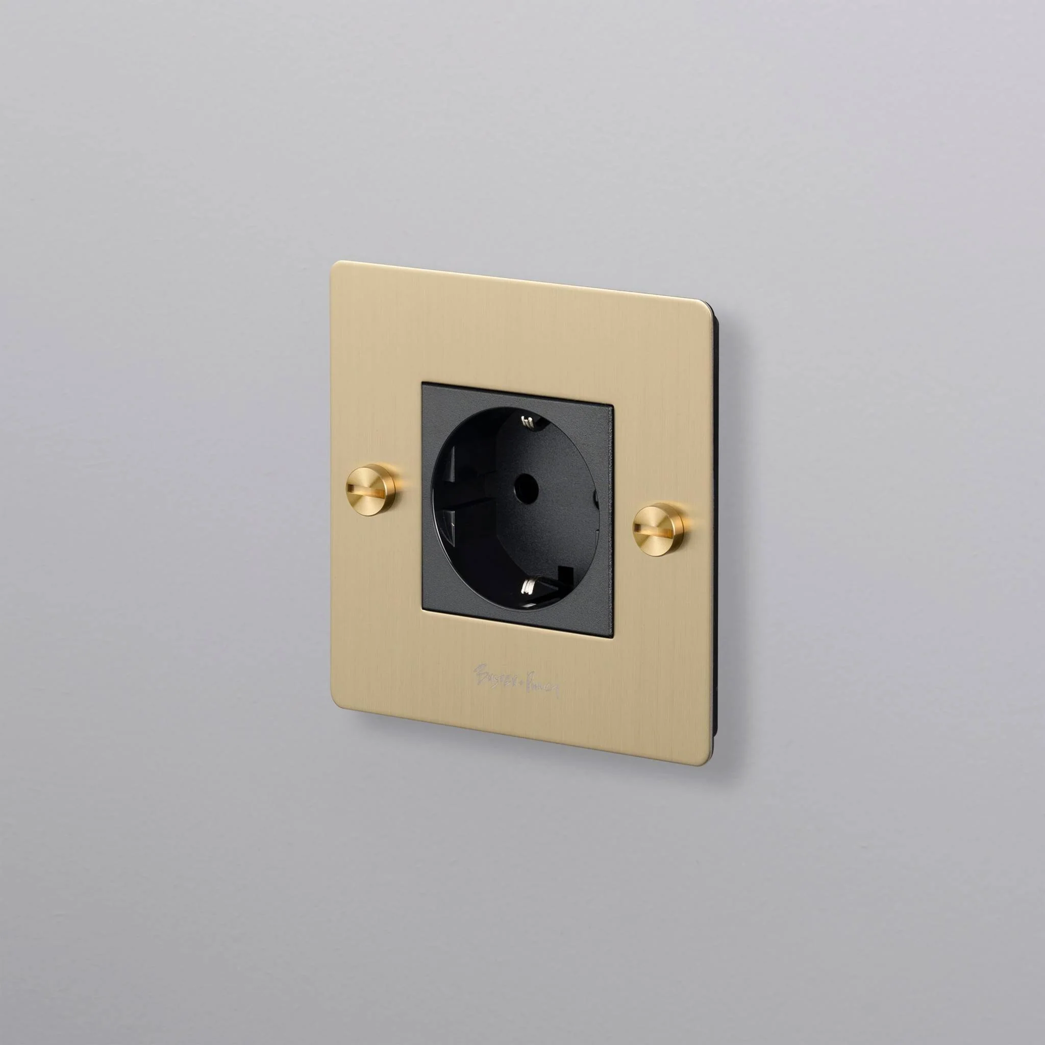 [CSK-453445] 1G-STECKDOSE / SCHUKO TYP F / KREUZ / MIT LOGO