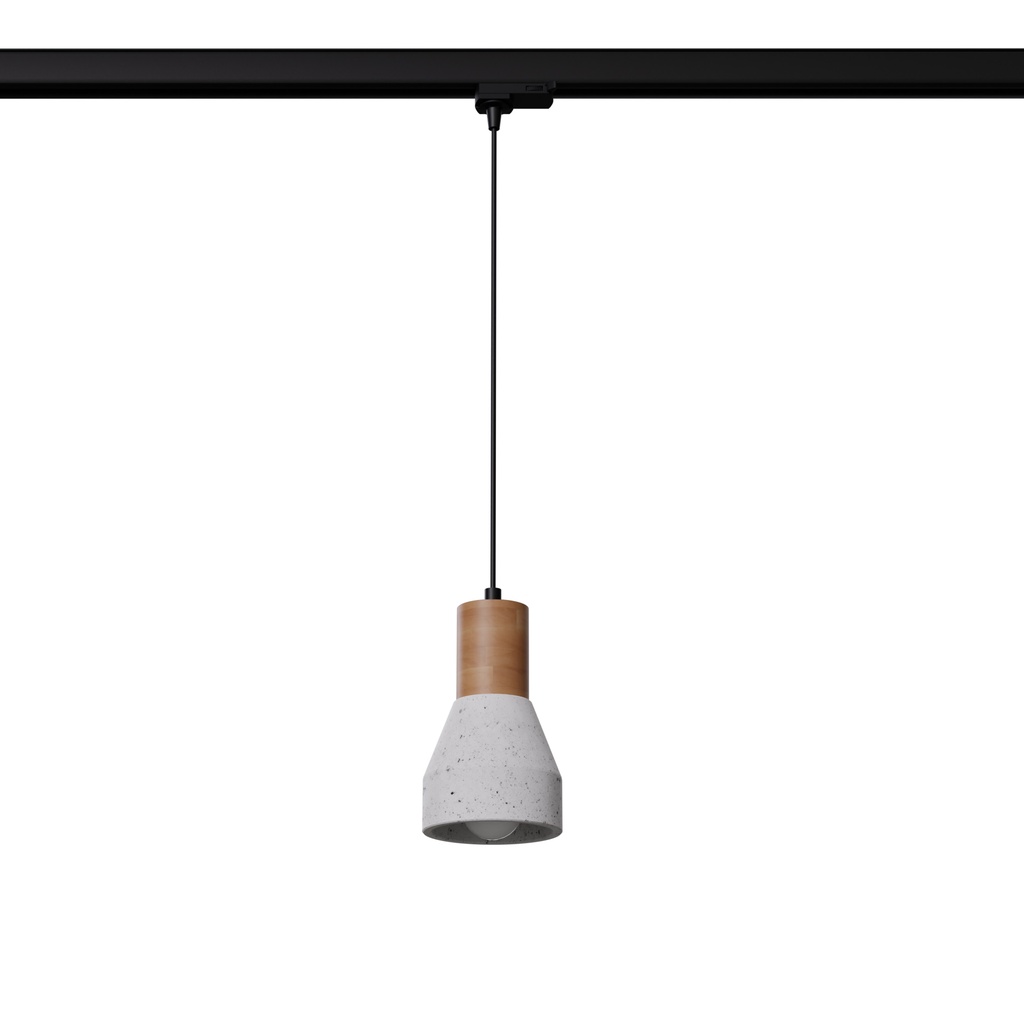 [MYL.00427] QUBIC Pendelleuchte grau E27 #B