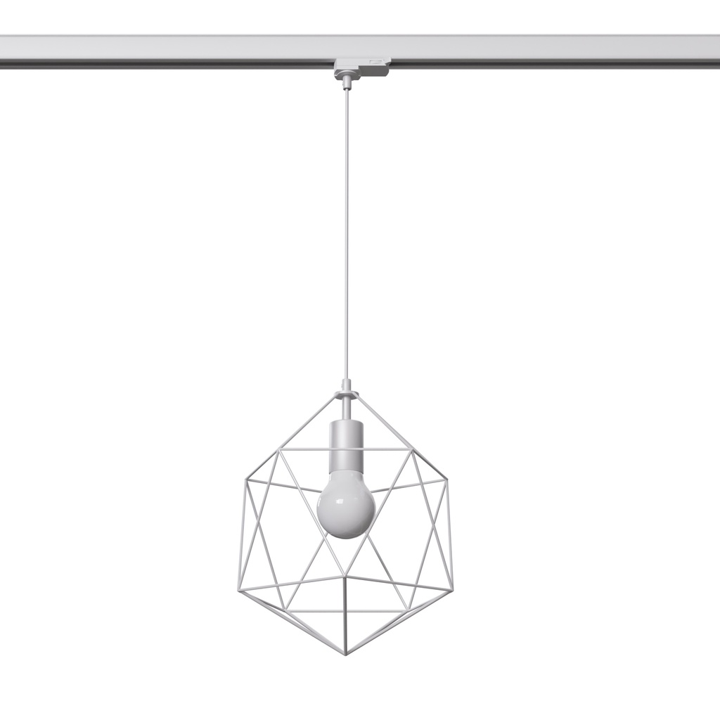 GASPARE pendant lamp white E27