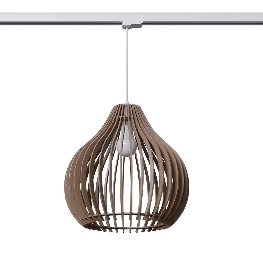 APRILLA wooden pendant lamp E27 3000K 7.5W 620lm #W