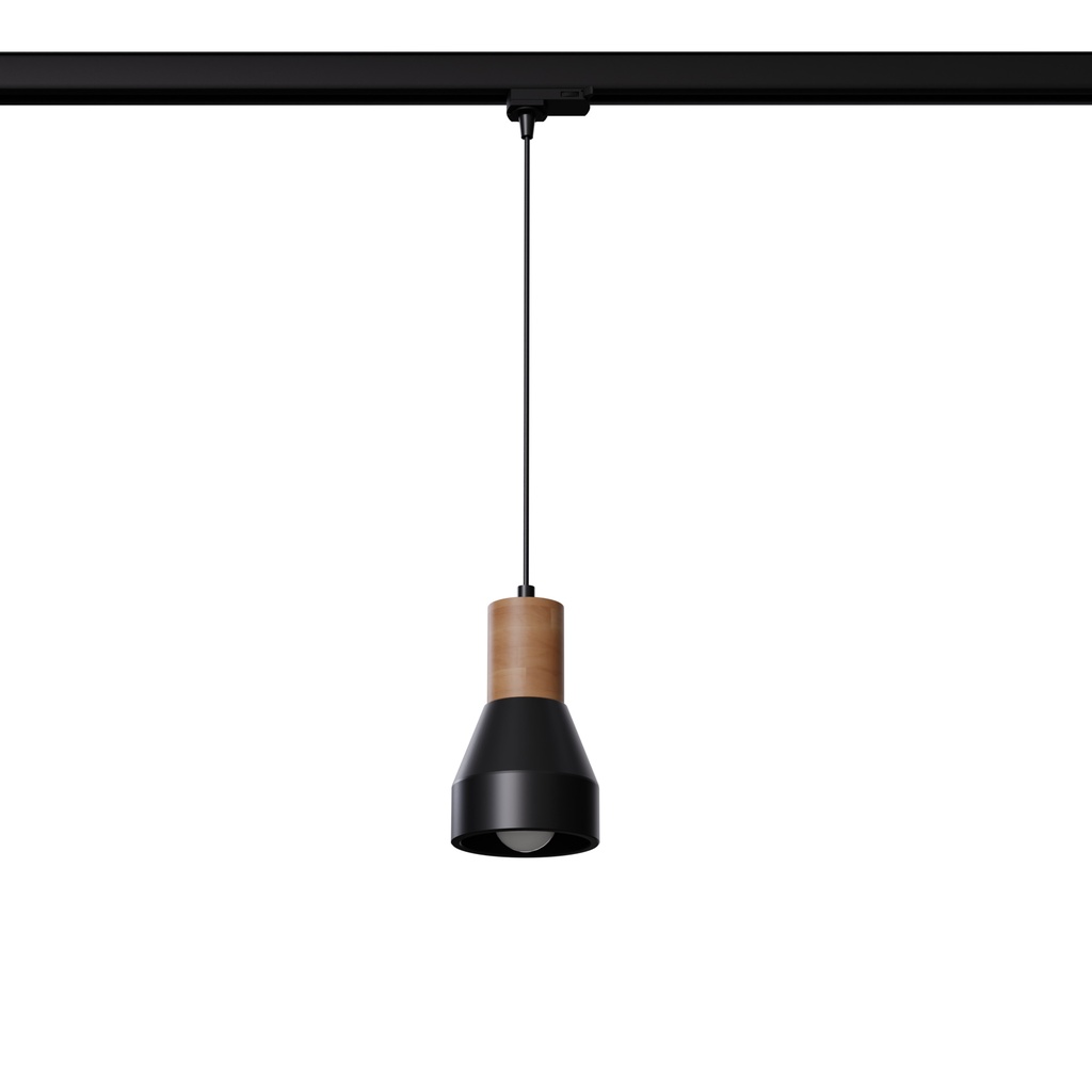 [MYL.00139] Suspension E27 noire QUBIC