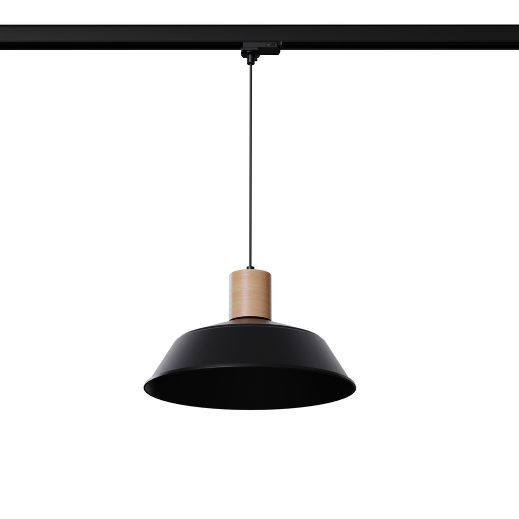 Black FANO pendant lamp E27 3000K 7.5W 620lm