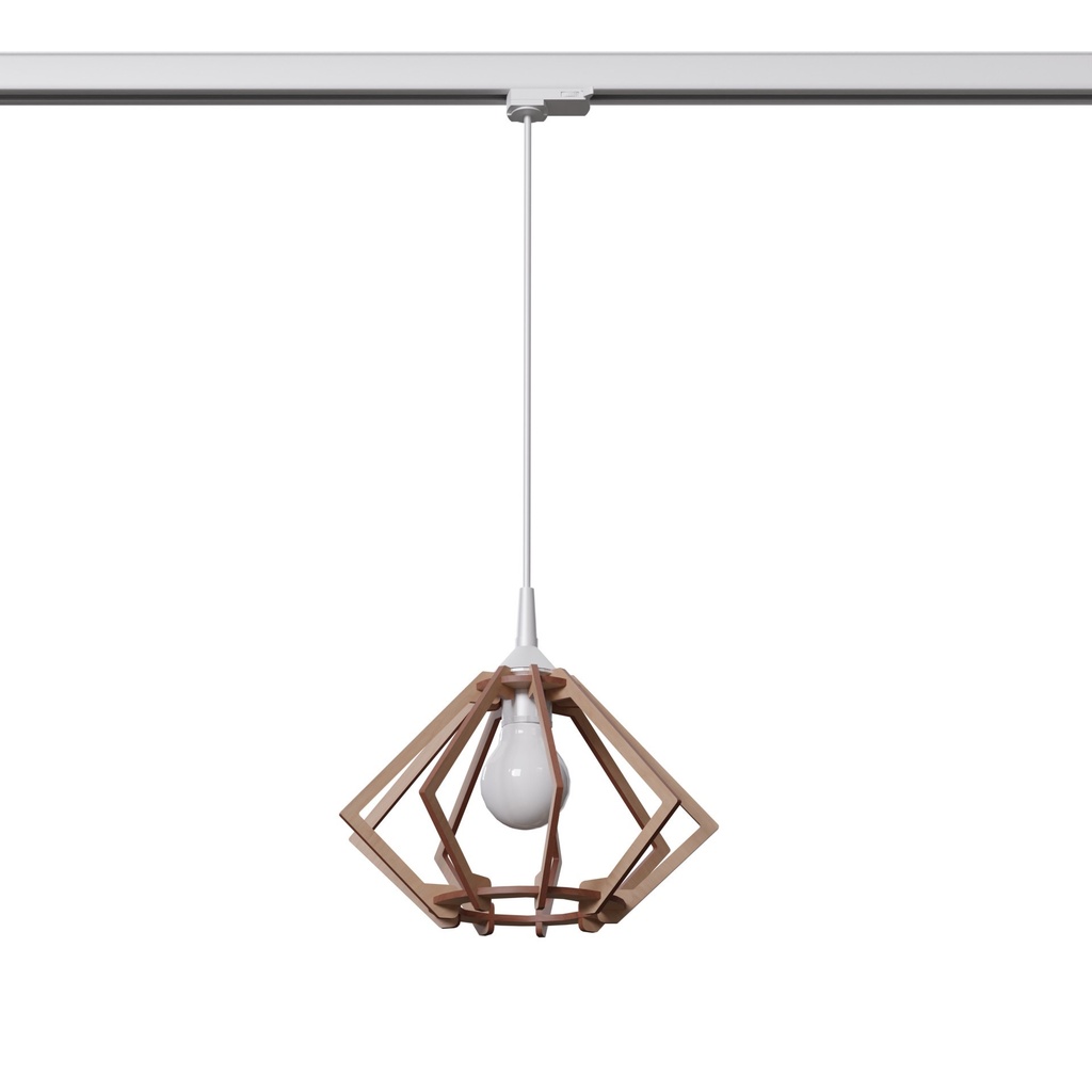 GRAPEFRUIT pendant lamp in natural wood E27 4000K 7.5W 690lm #W