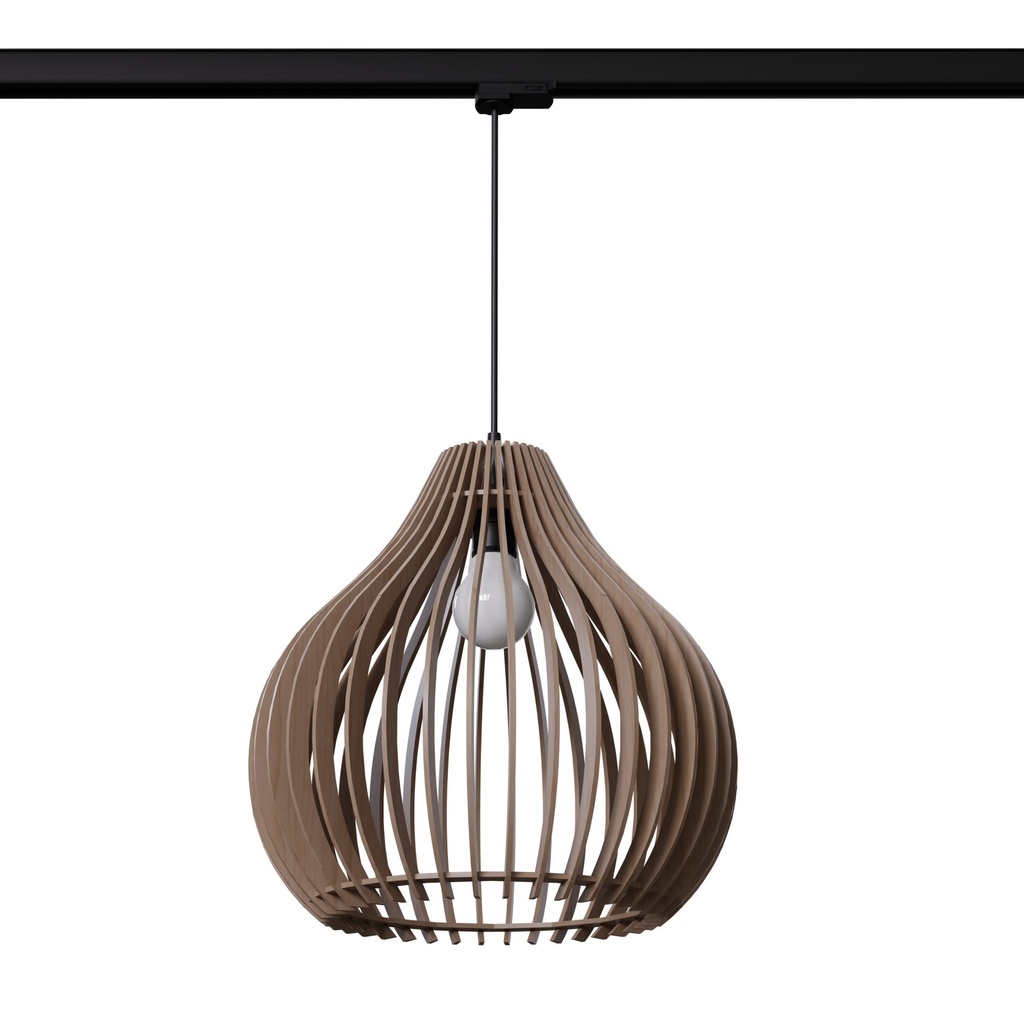 APRILLA wooden pendant lamp E27 4000K 7.5W 690lm #B