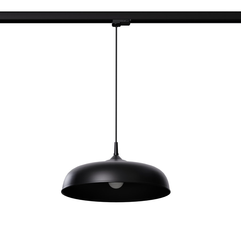 GINA black E27 pendant lamp