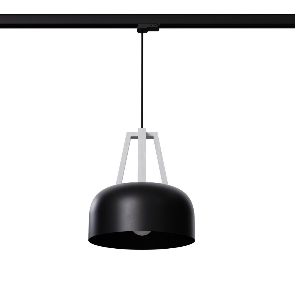CASCO pendant lamp black/white E27 3000K 7.5W 620lm
