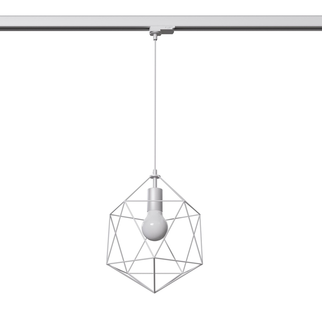 GASPARE pendant lamp white E27 4000K 7.5W 690lm