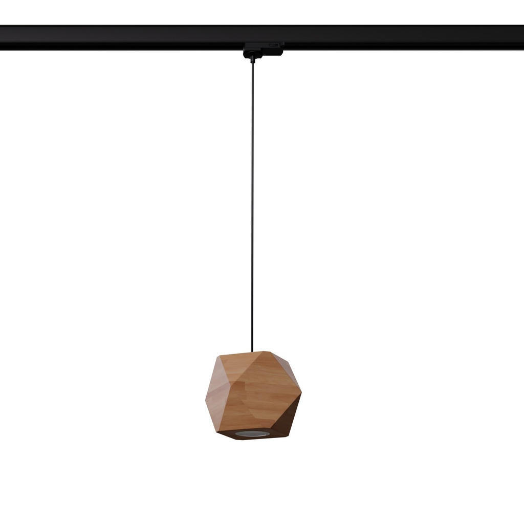 [MYL.00450] Suspension WOODY en bois naturel GU10 4000K 7W 530lm #B