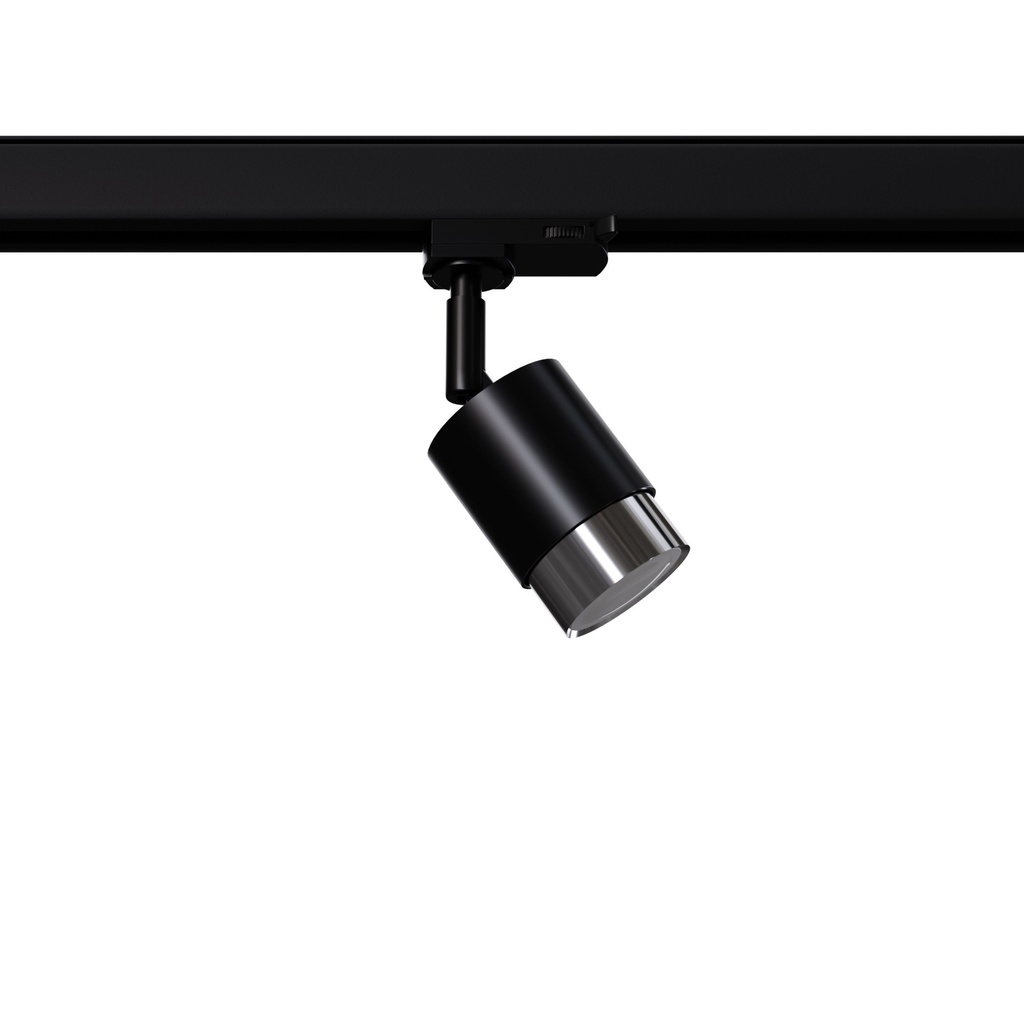 BLACK wall lamp black/chrome GU10 4000K 7W 530lm