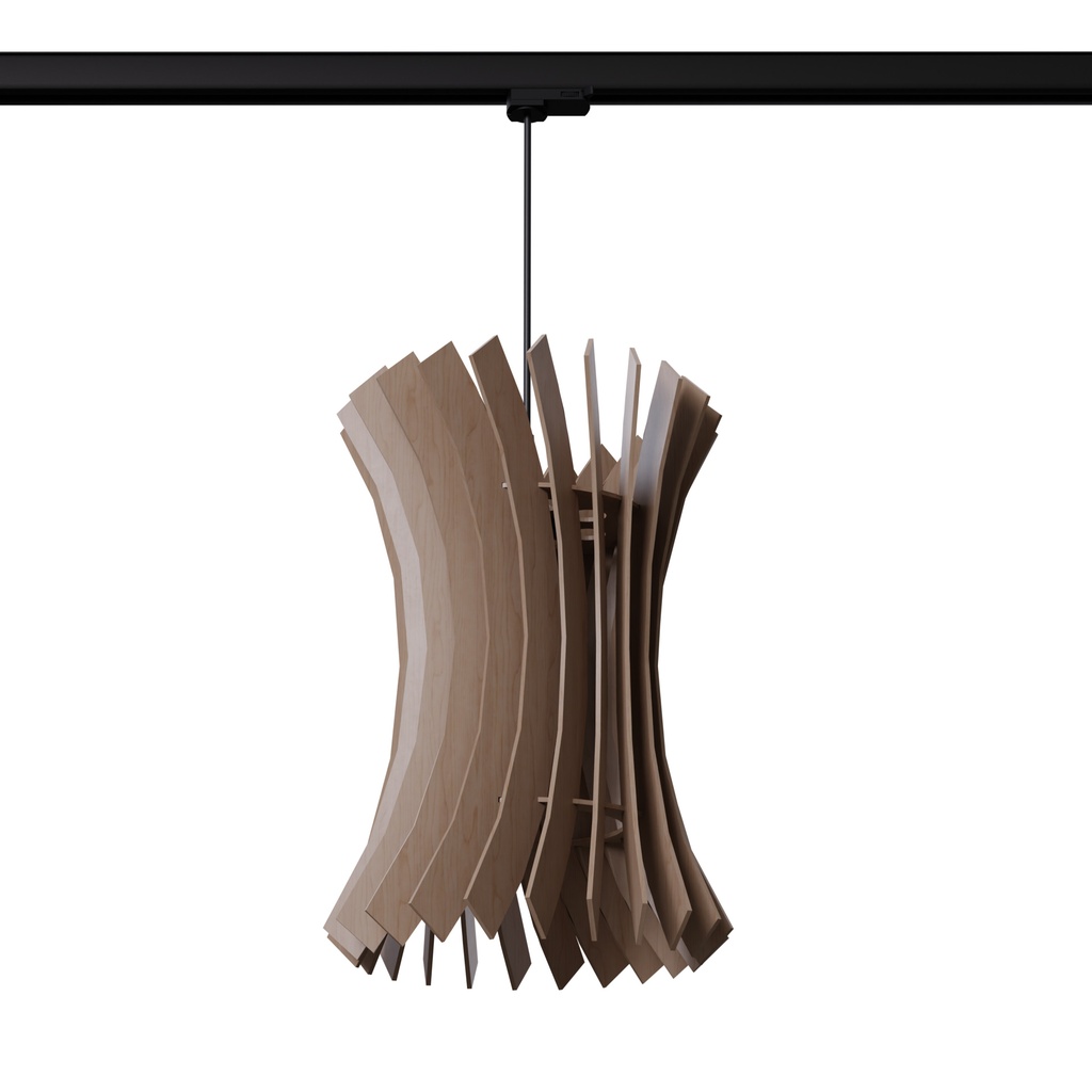 [MYL.00484] ORIANA wooden pendant lamp E27 #B