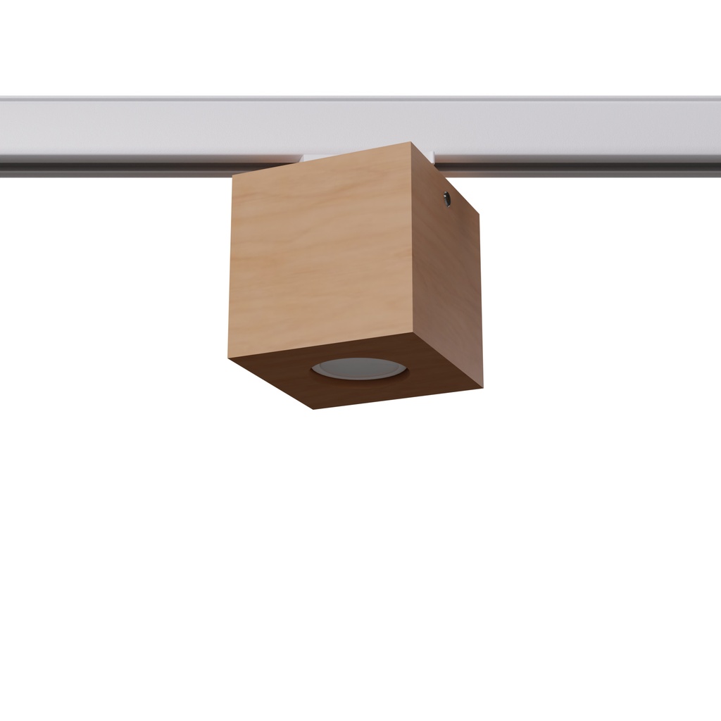 [MYL.00160] QUAD Deckenleuchte Naturholz GU10 #W