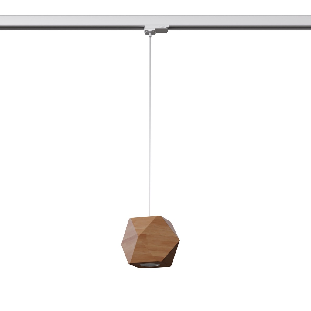 [MYL.00167] Suspension WOODY en bois naturel GU10 3000K 7W 510lm #W