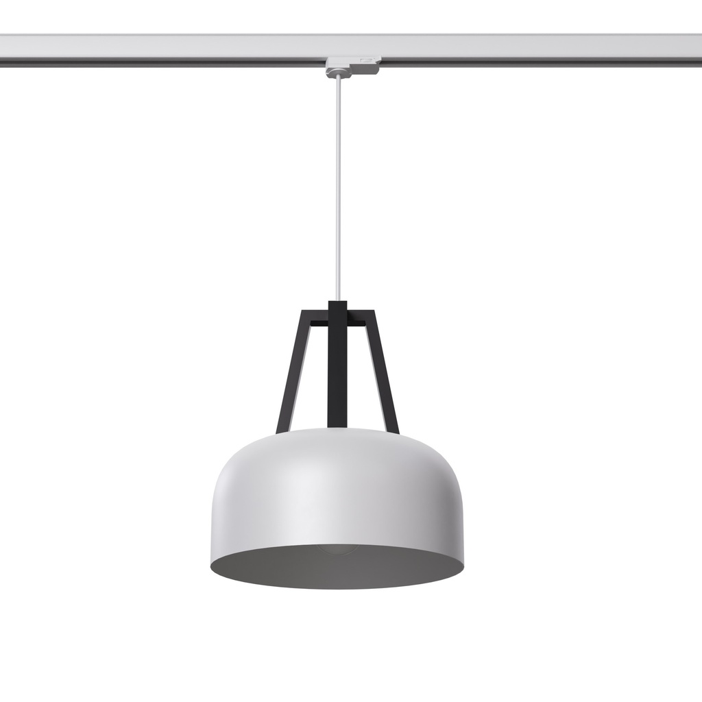 CASCO pendant lamp white/black E27 4000K 7.5W 690lm