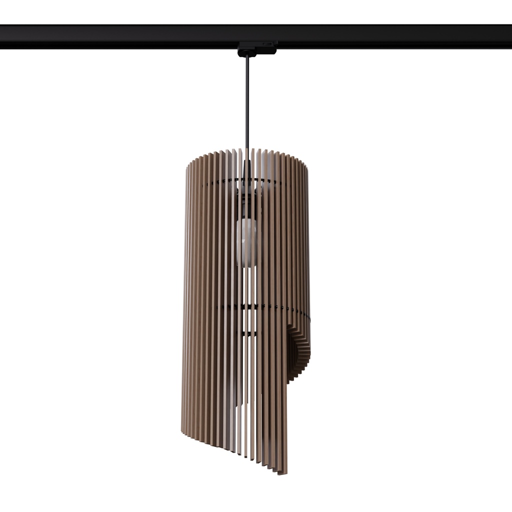 ALEXIA pendant lamp in wood E27 #B
