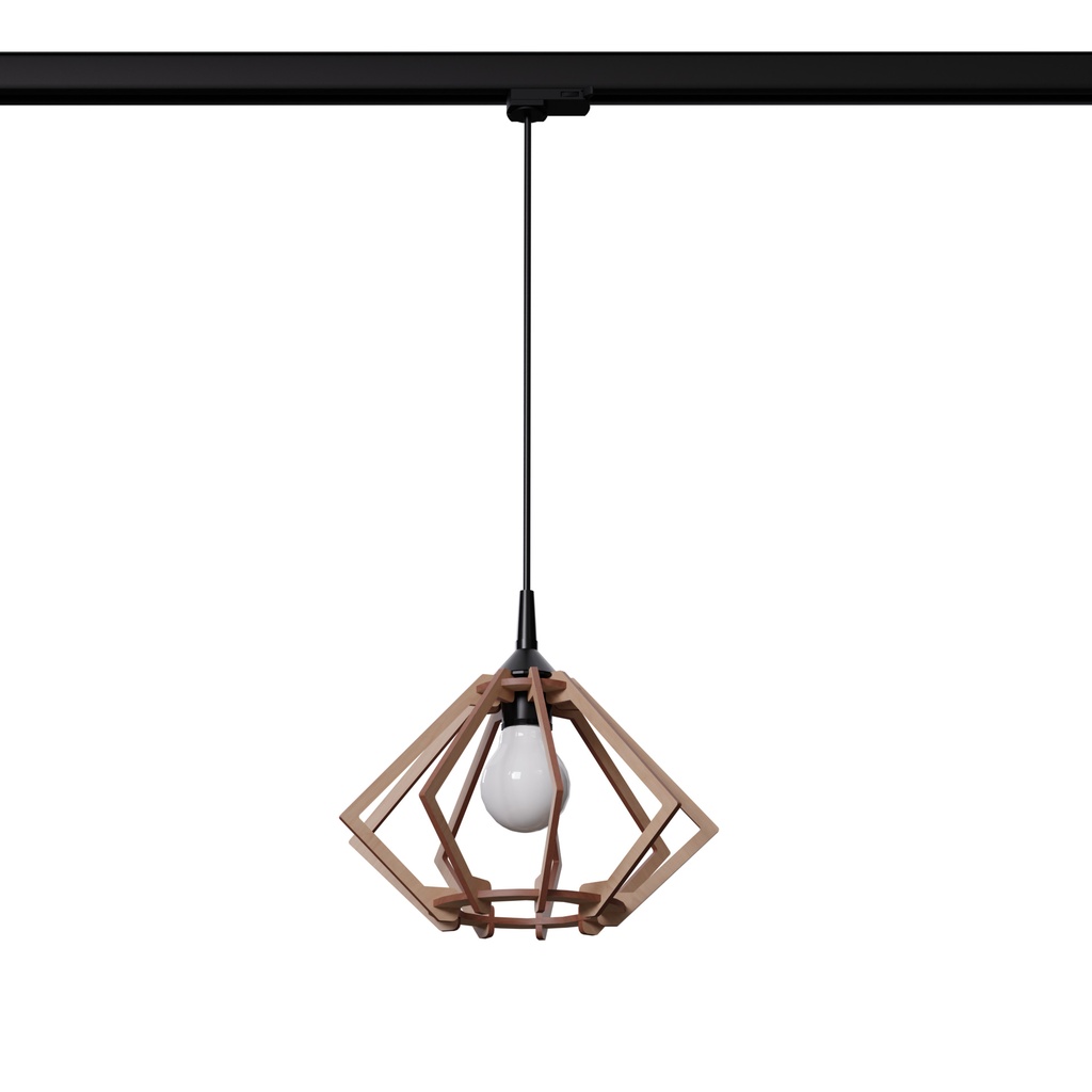[MYL.00472] Lampe à suspension PAMPLEMOUSSE en bois naturel E27 #B