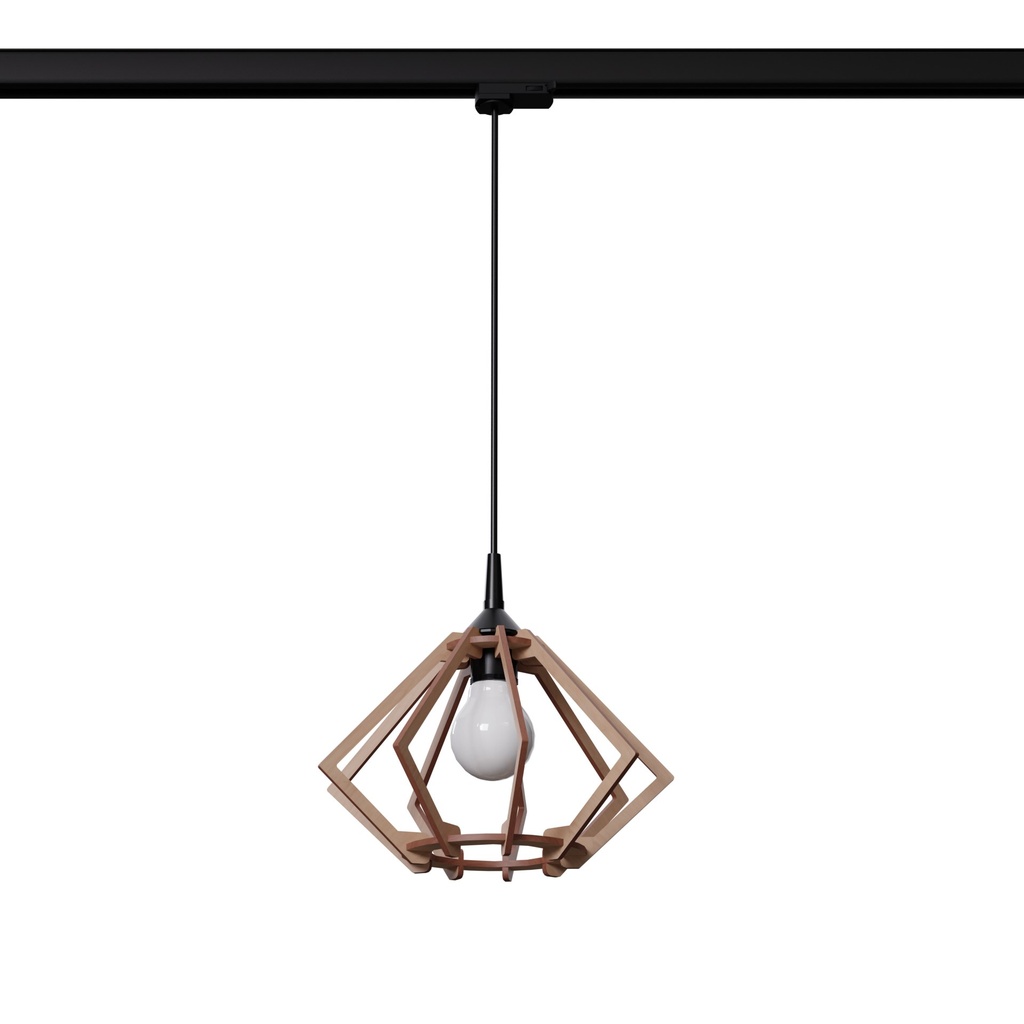 GRAPEFRUIT pendant lamp in natural wood E27 3000K 7.5W 620lm #B