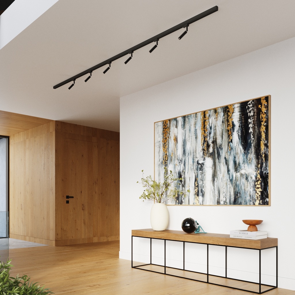 [KIT-MYL-MIDI-4] Three-phase track lighting ceiling-mounted MIDI — 4 light points