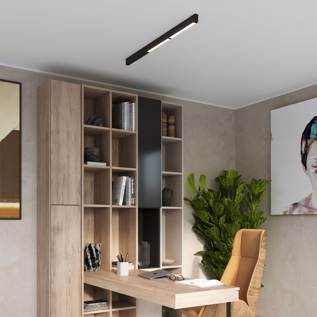 [KIT-MYL-YUMO-4] Three-phase track lighting ceiling-mounted YUMO — 4 light points