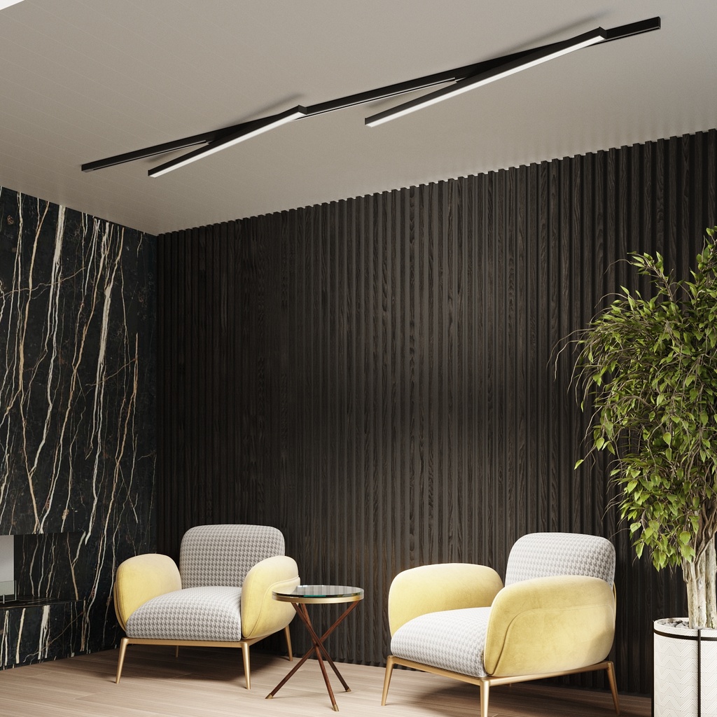 [KIT-MYL-FARO-4] Three-phase track lighting ceiling-mounted MIDI — 4 light points