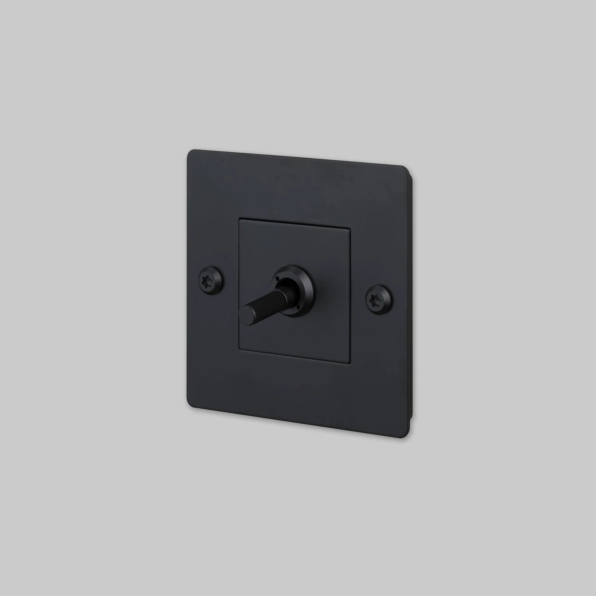 Lichtschalter 1G TOGGLE / LINEAR / WITHOUT LOGO – SCHWARZ