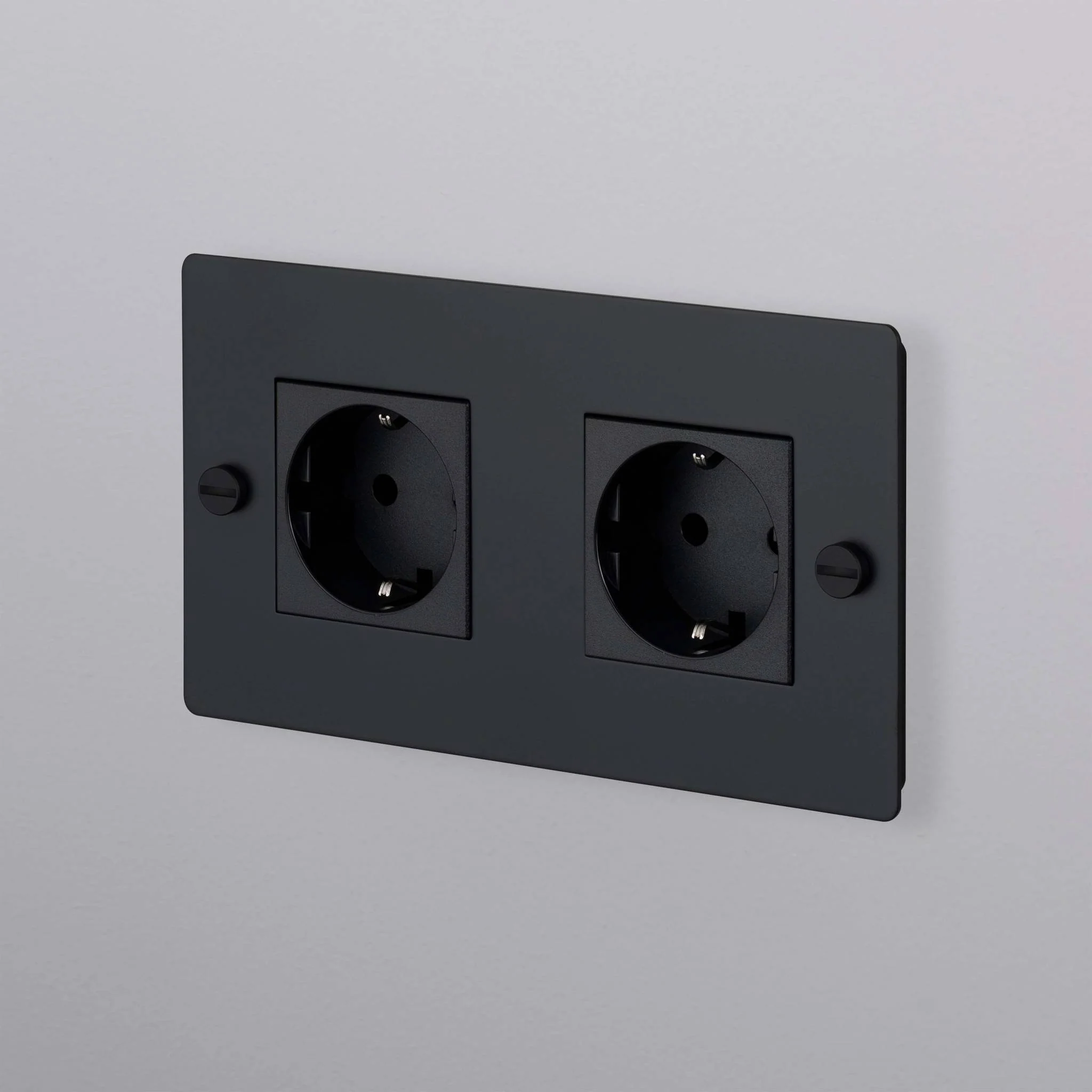 [CSK-023440] Steckdose 2G SOCKET / SCHUKO TYPE F / WITHOUT LOGO (SCHWARZ)