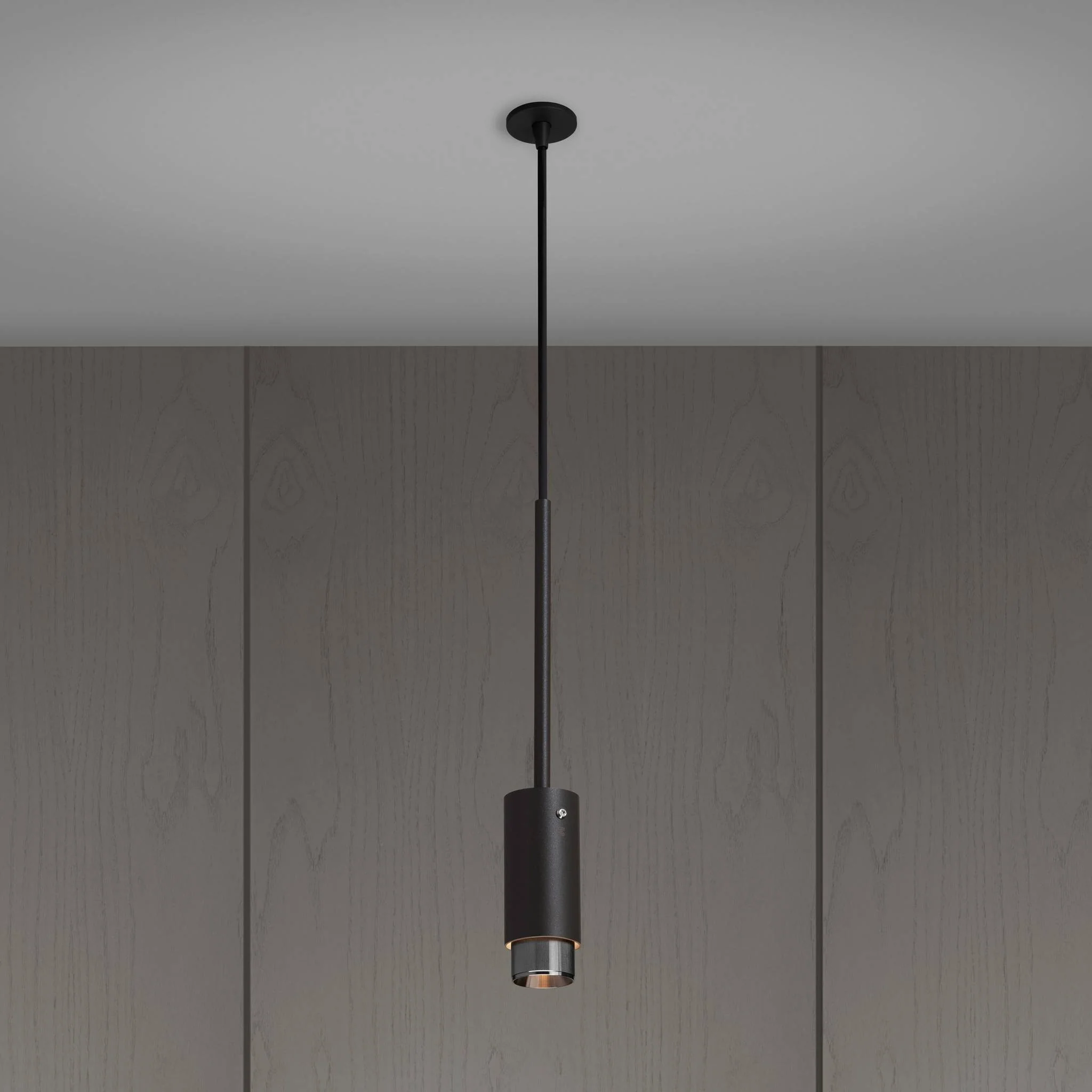 Spot EXHAUST PENDANT / LINEAR / GRAPHITE – ACIER