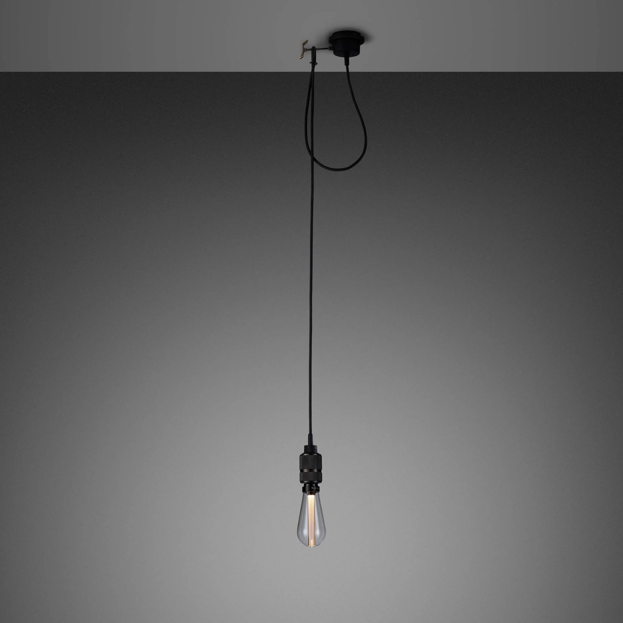 [RHK-09303] HOOKED 1.0 / NUDE / CROSS pendant light (SMOKED BRONZE, 2.0M)