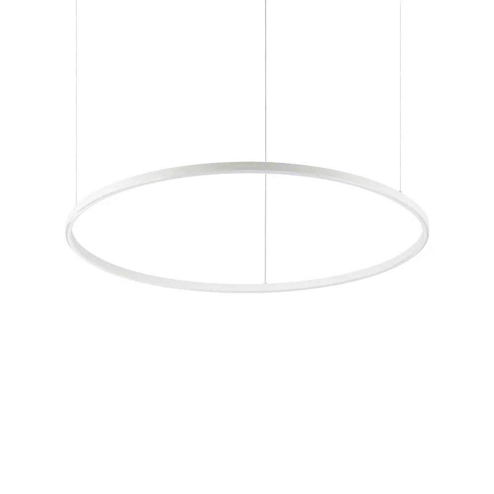 Ideal Lux Pendelleuchte ORACLE SLIM 900 rund, einstellbar IP20 – Weiß