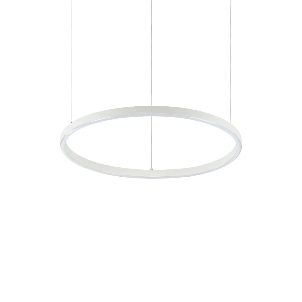 Ideal Lux Pendelleuchte ORACLE SLIM SP LED rund IP20, 29.00 W – Weiß
