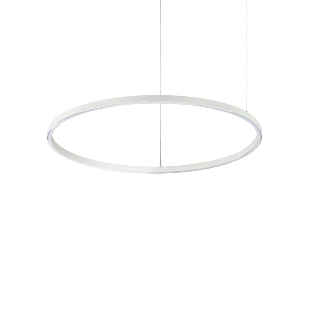 Ideal Lux Pendant luminaire ORACLE SLIM SP LED round IP20, 37 W – white