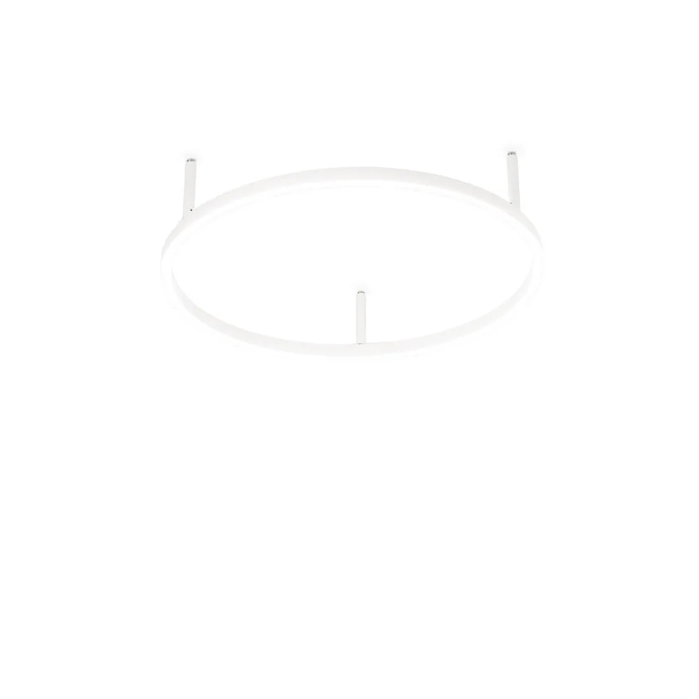 Ideal Lux LED ceiling luminaire ORACLE SLIM D050 ON-OFF IP20, 4000 K – white