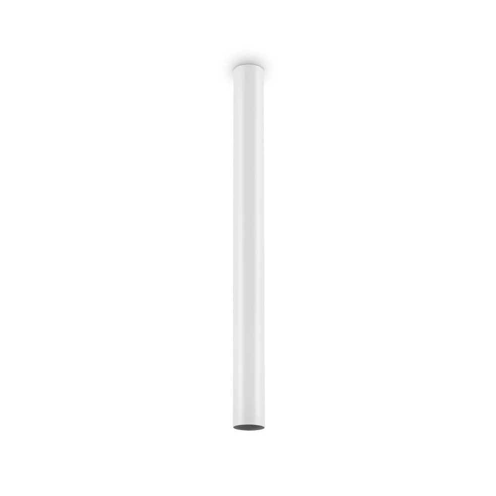Ideal Lux Deckenleuchte LOOK, IP20, Höhe 75cm / Ø 6cm, inkl. GU10 7W 3000K – Weiß