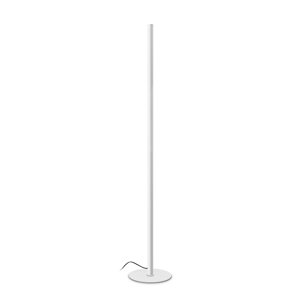Ideal Lux Stehleuchte LOOK PT1 mit Schalter, indirekt, mit Schnurdimmer LED IP20, matt – Weiß