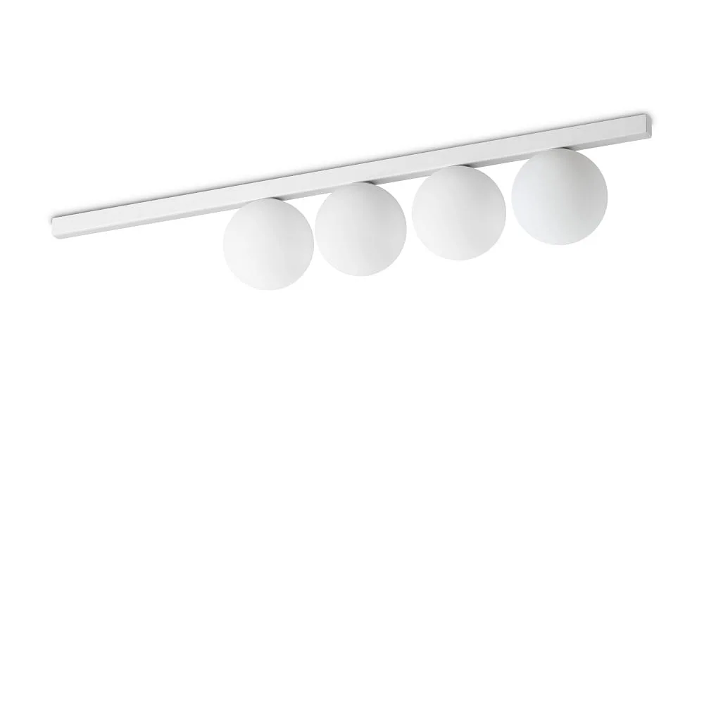 Ideal Lux Deckenleuchte BINOMIO 4-flammig G9 IP20, dimmbar – Weiß
