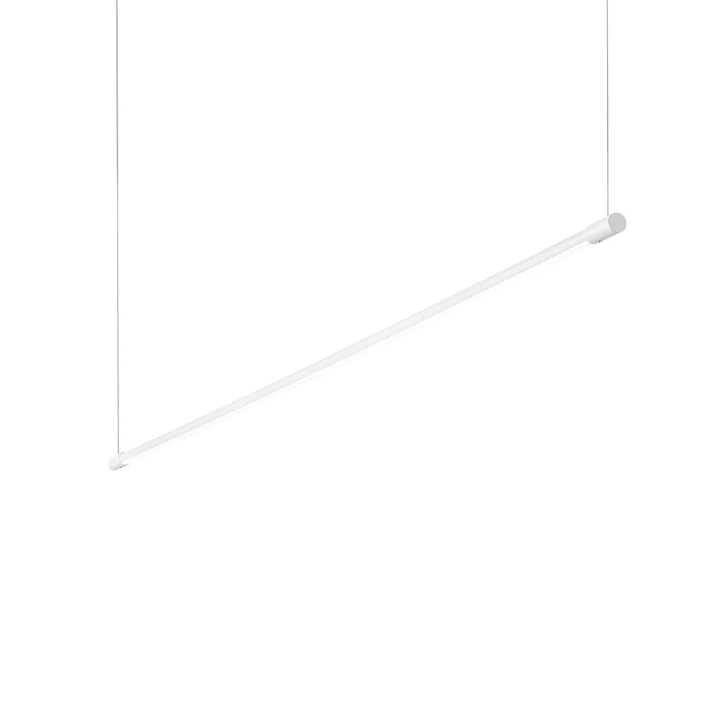 Ideal Lux Suspension LED YOKO réglable en hauteur, IP20 – blanc