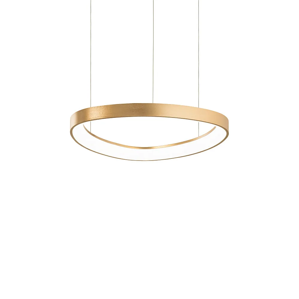 Ideal Lux LED pendant luminaire GEMINI D042 ON-OFF IP20 – brass