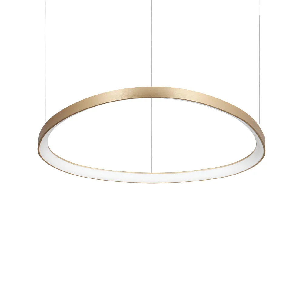 Ideal Lux LED-Pendelleuchte GEMINI D081 ON-OFF, IP20 – Messing