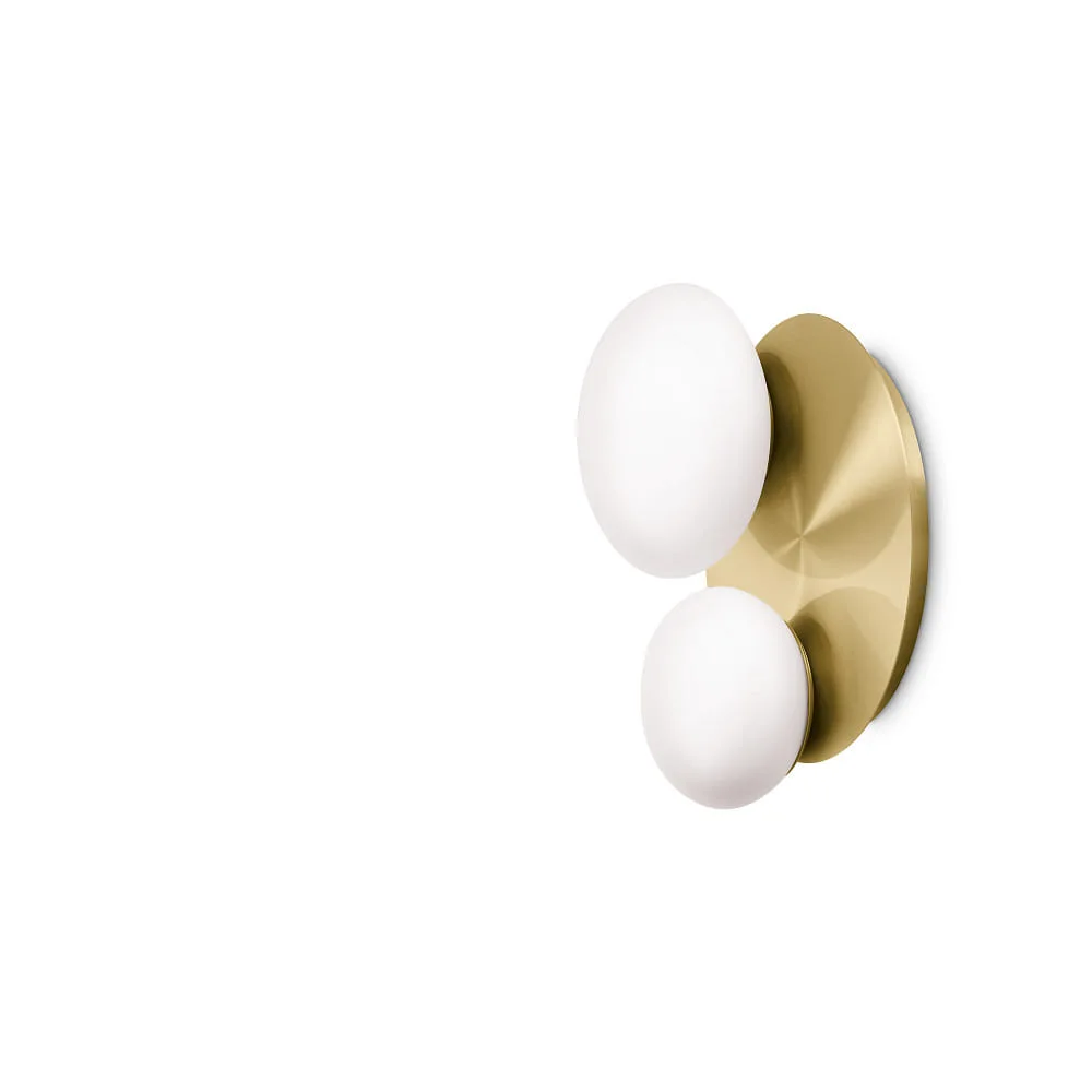 Ideal Lux Plafonnier NINFEA PL2, 2 flammes, GX53, IP20 – Laiton